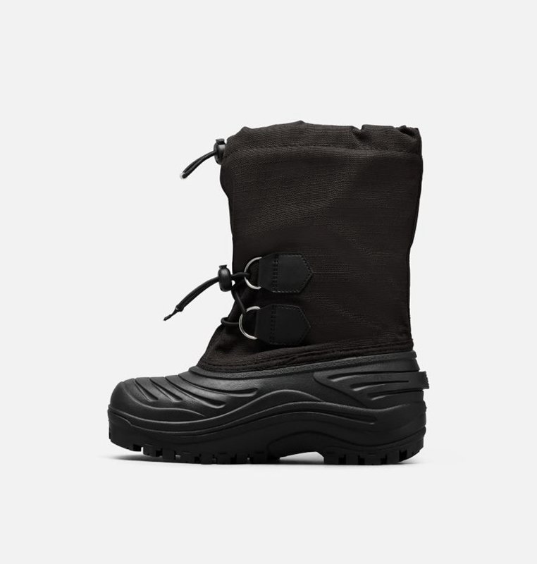 Kids Snow Boots Black/Grey - Sorel Youth Super Trooper™ - 064-UDWRIH